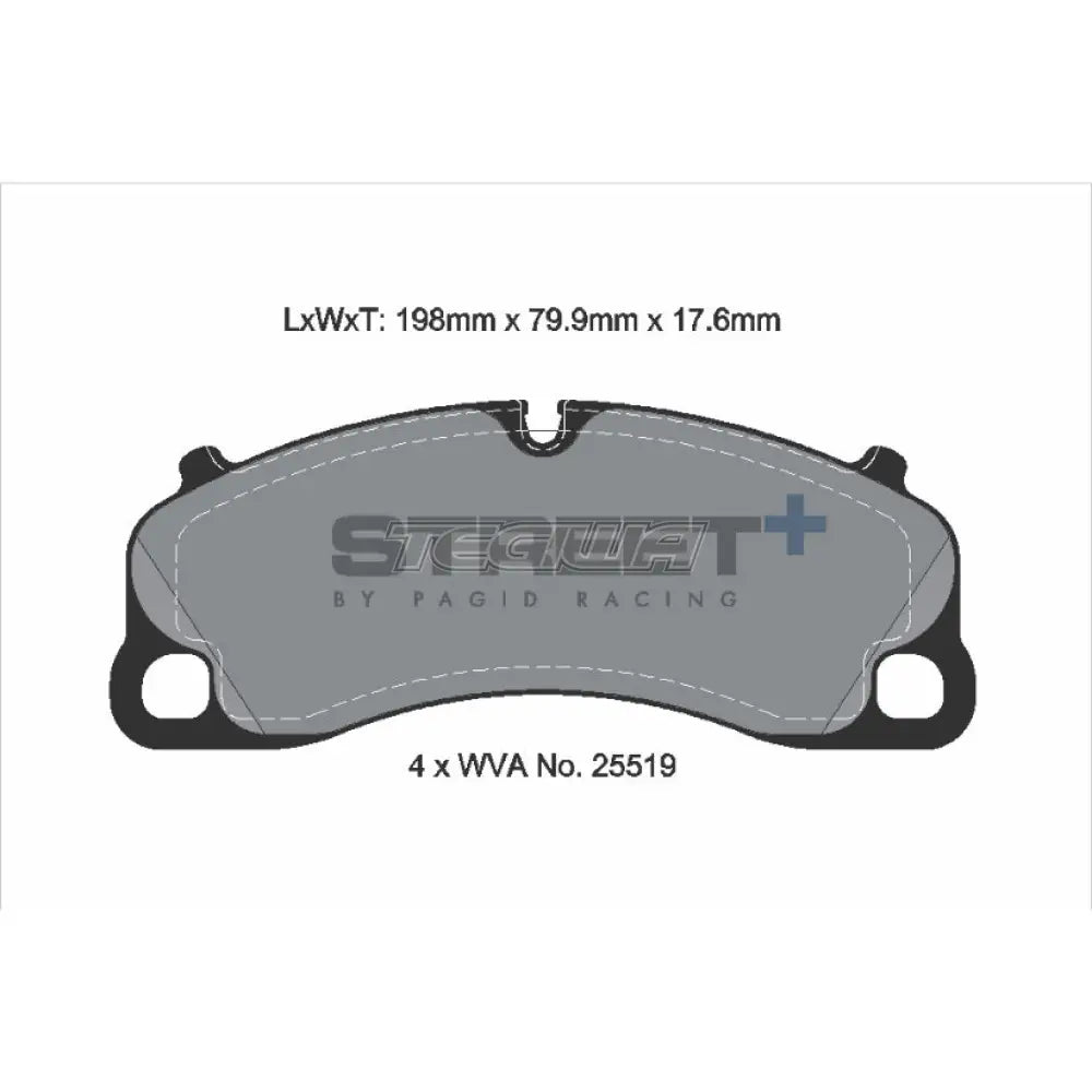 Pagid Street+ Brake Pads Porsche 718 Boxster 982 GTS 4.0 19 Front