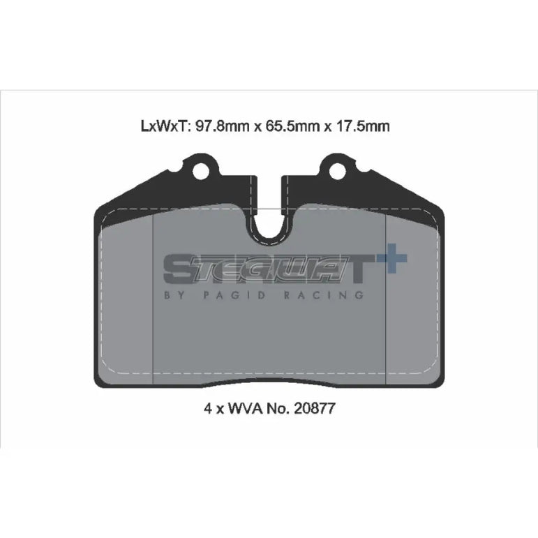 Pagid Street+ Brake Pads Porsche 911 964 89-94 Rear