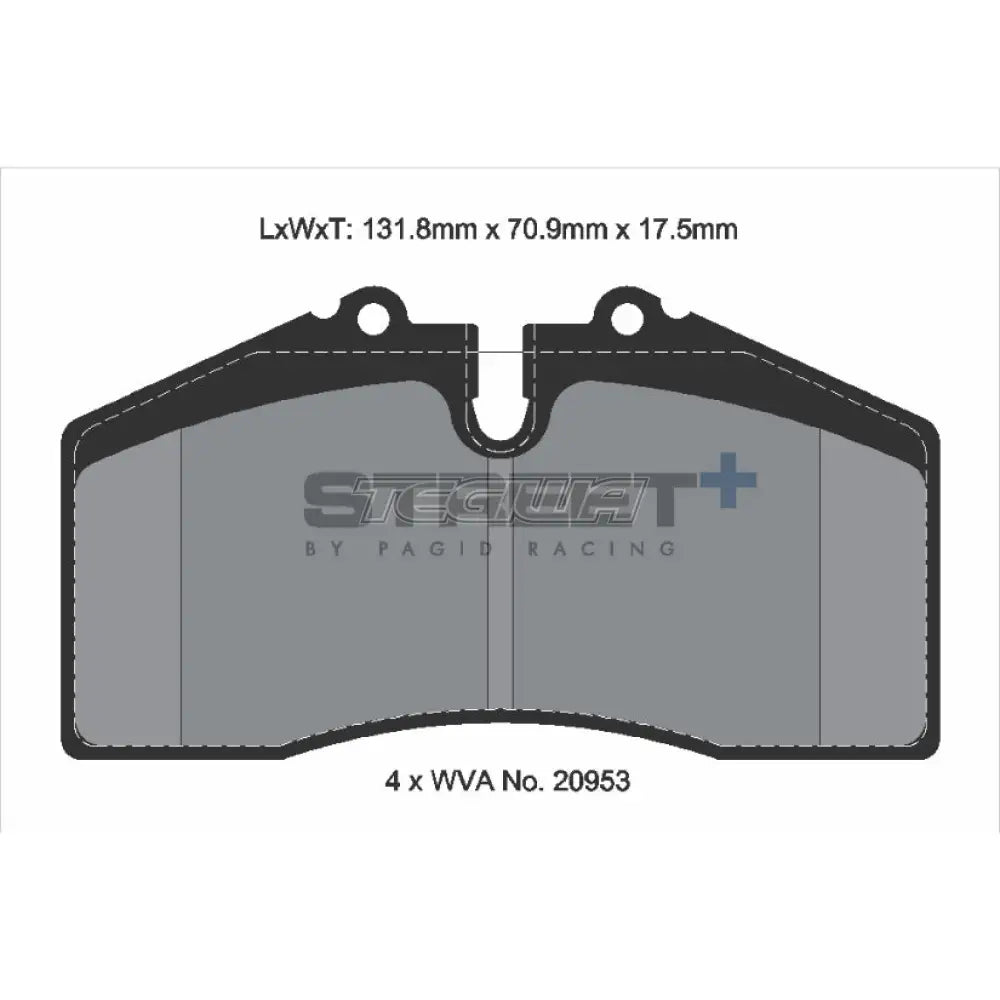 Pagid Street+ Brake Pads Porsche 911 993 94-97 Front/Rear