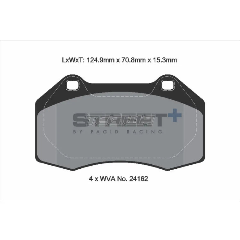 Pagid Street+ Brake Pads Renault Clio MK3 Sport 197 200 06-14 Front