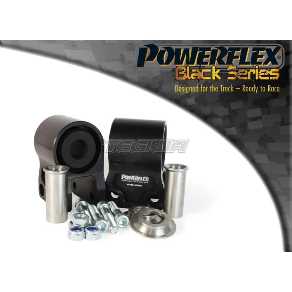 Powerflex Black Series Front Wishbone Rear Bush Anti-Lift Inc Caster Offset Ford Focus Mk2 Inc ST Inc RS 05-10