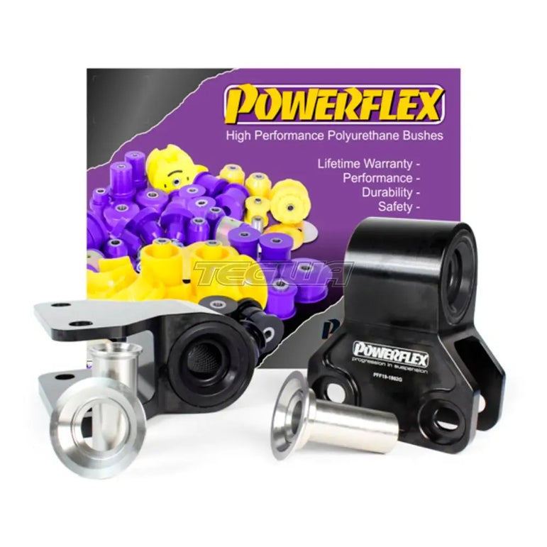 Powerflex Black Series Front Wishbone Rear Bush Anti-Lift Inc Caster Offset Ford Focus Mk3 Inc ST Inc RS 11-18