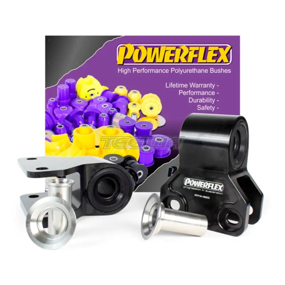 Powerflex Black Series Front Wishbone Rear Bush Anti-Lift Inc Caster Offset Ford Focus Mk3 Inc ST Inc RS 11-18