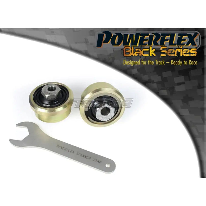 Powerflex Black Series Front Wishbone Rear Bush Caster Adjustable Ford Fiesta MK8 8.5 Inc ST 200 17+