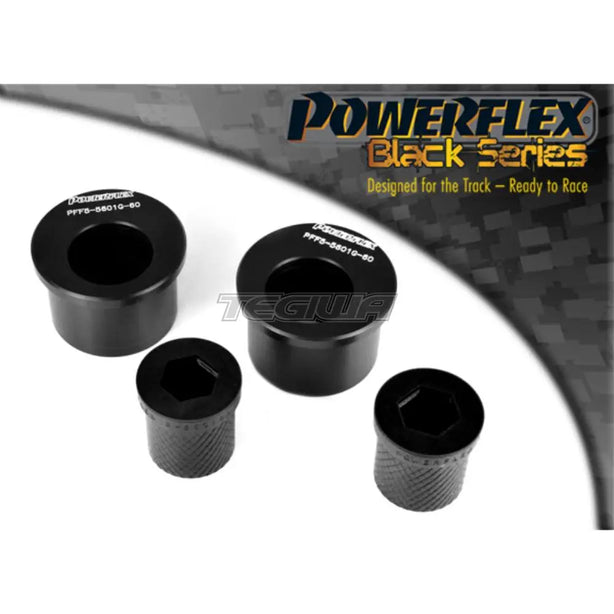 Powerflex Black Series Front Wishbone Rear Bush Caster Offset BMW 3 Series E46 Compact 99-06 - PFF5-5601G-60BLK