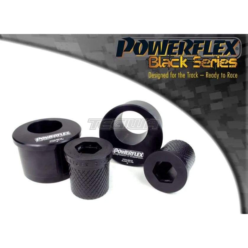 Powerflex Black Series Front Wishbone Rear Bush Caster Offset BMW 3 Series E46 Compact 99-06 - PFF5-5601GBLK