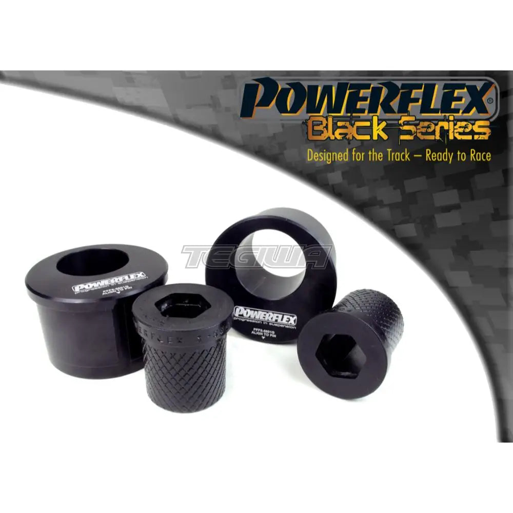Powerflex Black Series Front Wishbone Rear Bush Caster Offset BMW 3 Series E46 Compact 99-06 - PFF5-5601GBLK