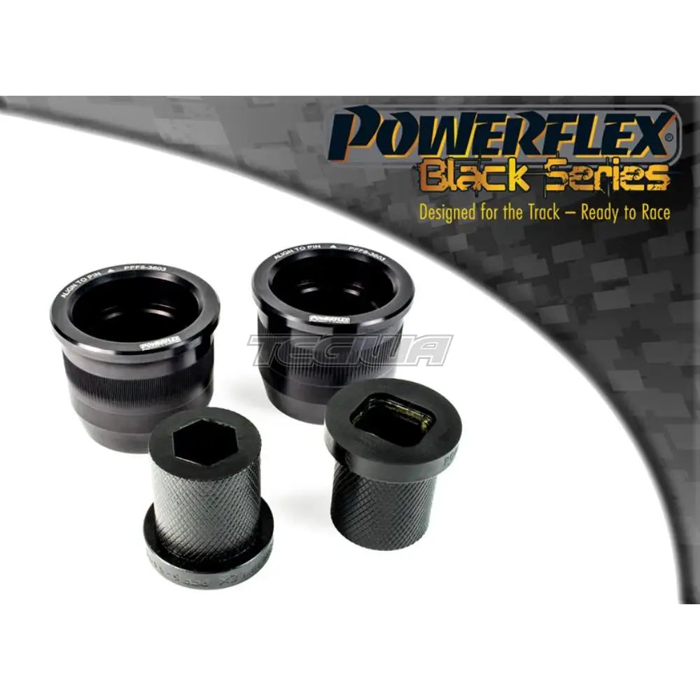 Powerflex Black Series Front Wishbone Rear Bush E46 Hybrid Aluminium Outer BMW 3 Series E36 Compact 93-00