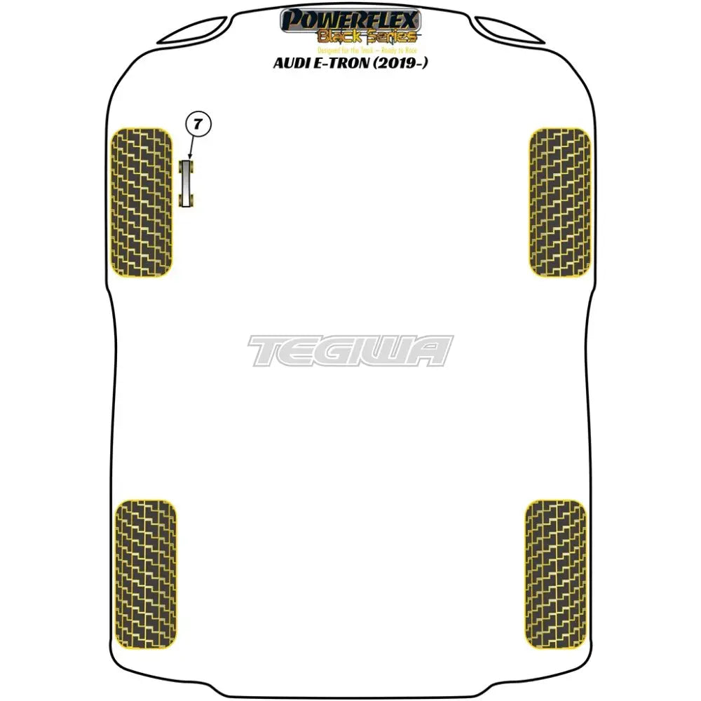 Powerflex Road & Black Series Jack Pad Adaptor Audi E-Tron 19+
