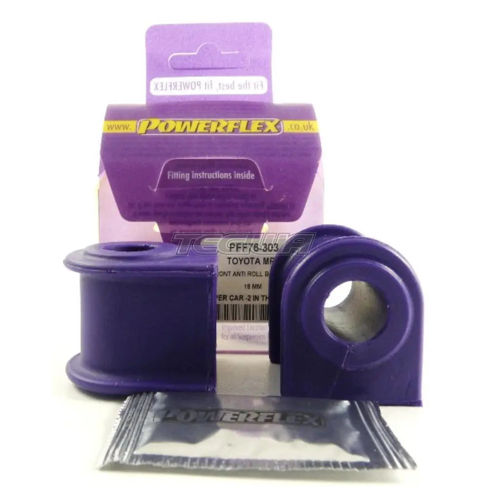 Powerflex Road Series Front Anti Roll Bar Bush 18mm Toyota MR2 Gen2 SW20 REV 1 89-99
