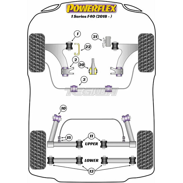 Powerflex Road Series Jack Pad Adaptor BMW 1 Series F40 18+