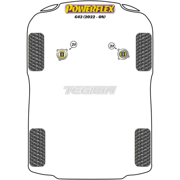 Powerflex Road Series Jack Pad Adaptor BMW 2 Series G42 22+