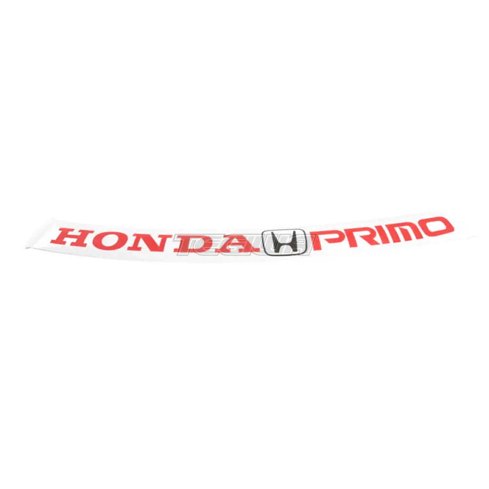 PRIMO WINDSHIELD BANNER FOR HONDA INTEGRA DC5 01-06 - Clearance