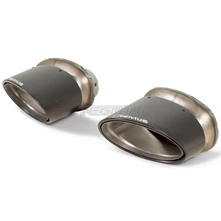 Remus Non-Resonated Cat Back System Audi Rs3 8Va Facelift 2.5 Tfsi 17 + 2 Carbon Oval Tail Pipes