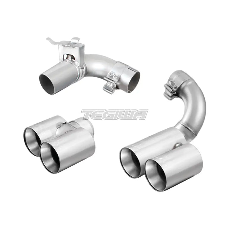 Remus Non-Resonated Cat Back System Left/Right Bmw 3 Series F30/F31 Lci 330I/330Ix 14 + 4 Chromed