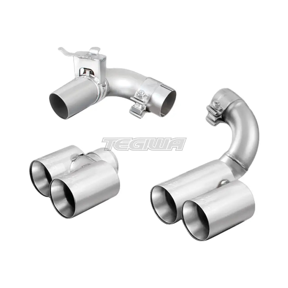 Remus Non-Resonated Cat Back System Left/Right Bmw 3 Series F30/F31 Lci 330I/330Ix 14 + 4 Chromed