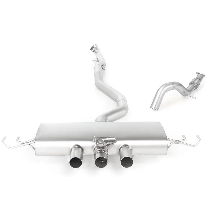 Remus Non-Resonated Downpipe Back System Left/Right With Remus Sound Controller Honda Civic FK8 2.0 Type-R 17+