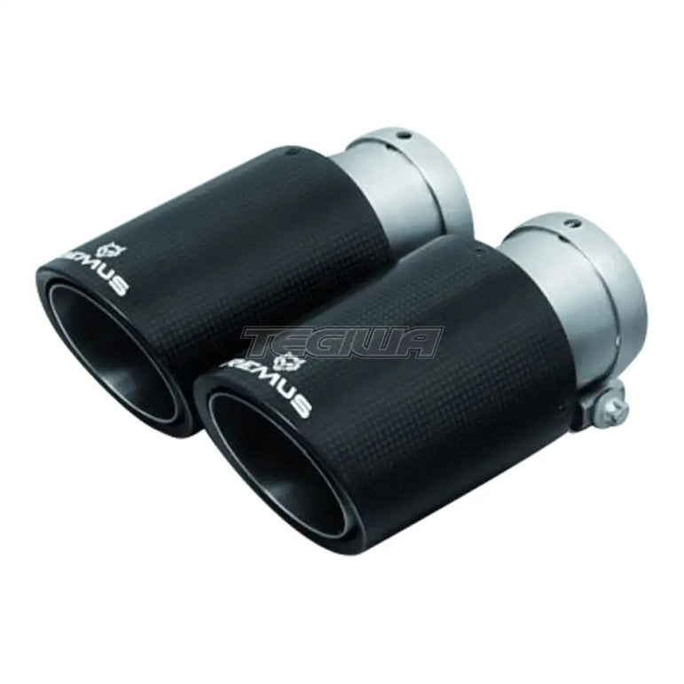 Remus Rear Silencer Left Ford Fiesta Mk7 1.6 St/St200 13 + 2 Carbon Tail Pipes 84Mm Angled Titanium