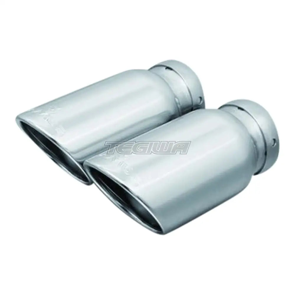 Remus Rear Silencer Left/Right Bmw M3 E90/E92/E93 07 + 4 Tail Pipes 84Mm Angled Rolled Edge Chromed