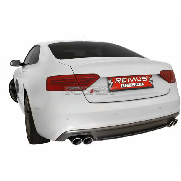 Remus Resonated Cat Back System Left/Right Audi S5 8F Cabriolet/8T Coupe S5 3.0 TFSI 09+
