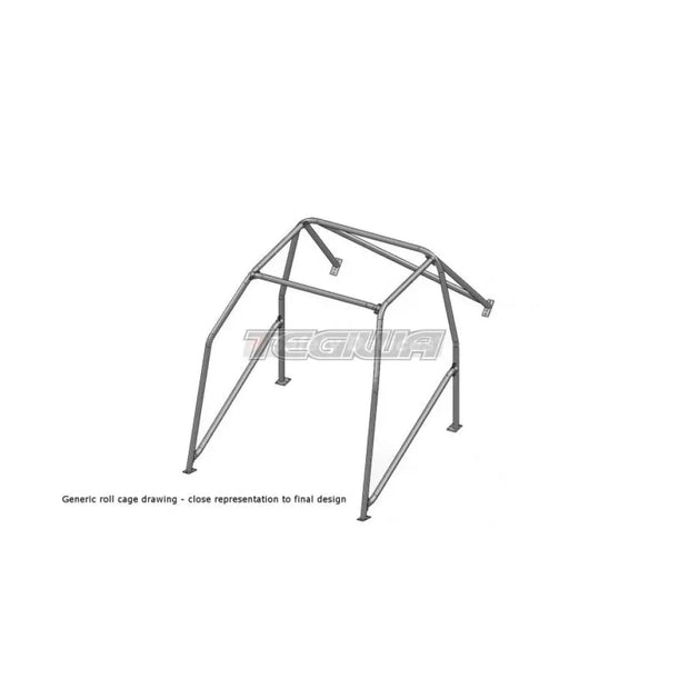 Safety Devices Roll Cage H019 6-Point Bolt-in Cage Honda Civic EK4 EK9 96-00 3 Door