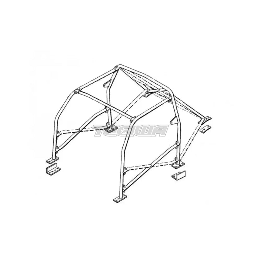 Safety Devices Roll Cage H020 8-Point Bolt-in Cage Honda Integra Type-R DC2 93-01