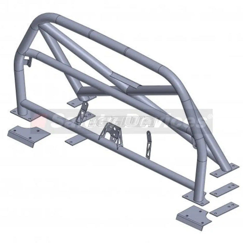 Safety Devices Roll Cage H039 4-Point Bolt-in Cage Honda S2000 99-09