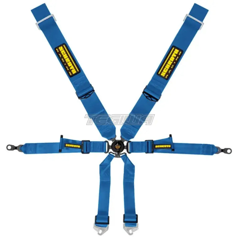 Schroth 6 Point 3X2 Oem Porsche 991 Harness Blue Harnesses