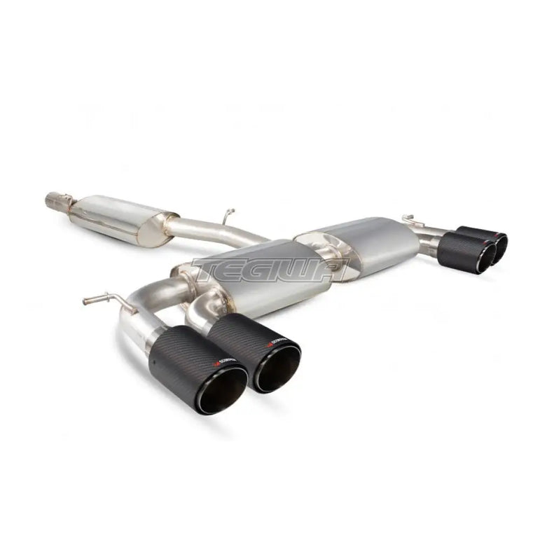 Scorpion 3’’ Catback Exhaust Volkswagen Golf R Mk7 Resonated / Ascari Tips Non Valved Systems