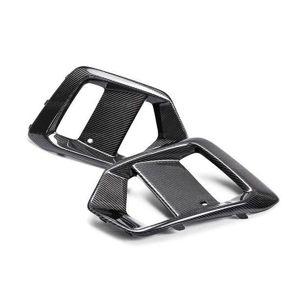 Seibon Carbon Fibre Fog Light Surround Ford Focus RS 16-18