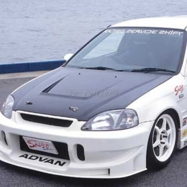 Shift Sports FRP Vented Bonnet Honda Civic Type R EK Facelift 98-00