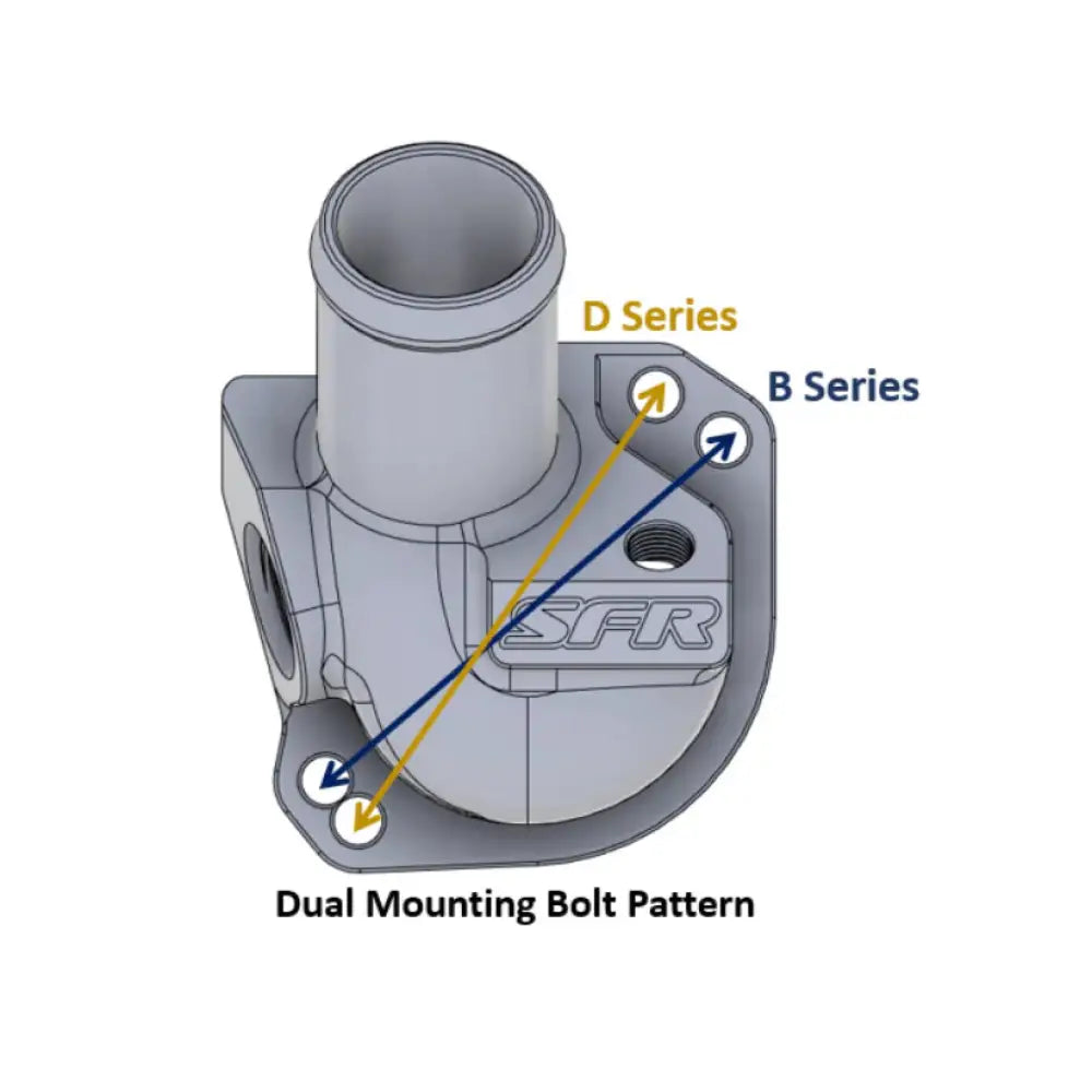 SpeedFactory Billet Thermostat Housing Honda B-Series 88-01 D-Series 88-00 (Except D16Z6)
