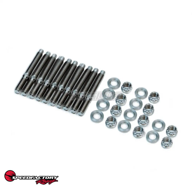 Speedfactory Exhaust or Intake Manifold RAW Stud Kit - M8x1.25x45mm - B,D,F,H,J Series Engines