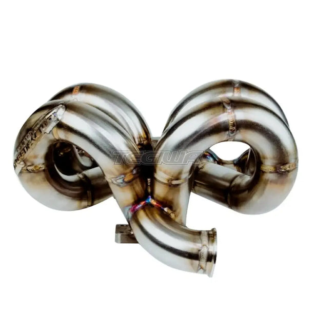 SpeedFactory Stainless Steel Turbo Manifold Ram Horn Style Honda B-Series T3 Flange w 38-40mm V-Band WG - AC Compatible