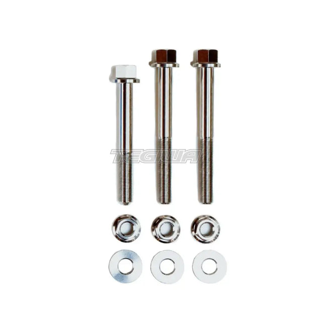 SpeedFactory Titanium Engine Mount Hardware 3pc Kit Honda EG/EK/DC K-Swap Mounts Raw Engine Misc