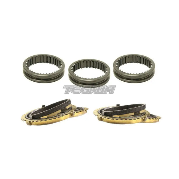 Synchrotech Carbon Synchro Sleeve Set Honda K-Series K20 6spd