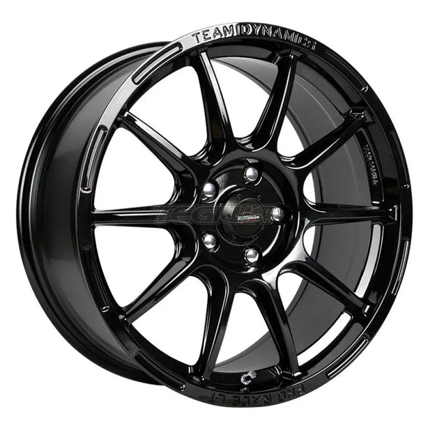 Team Dynamics Pro Race LT Alloy Wheel 19x8.5 ET45 5x120 Gloss Black 72mm CB