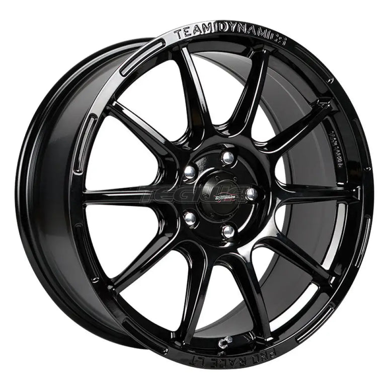 Team Dynamics Pro Race LT Alloy Wheel 18x8 ET40 5x110 Gloss Black 73mm CB