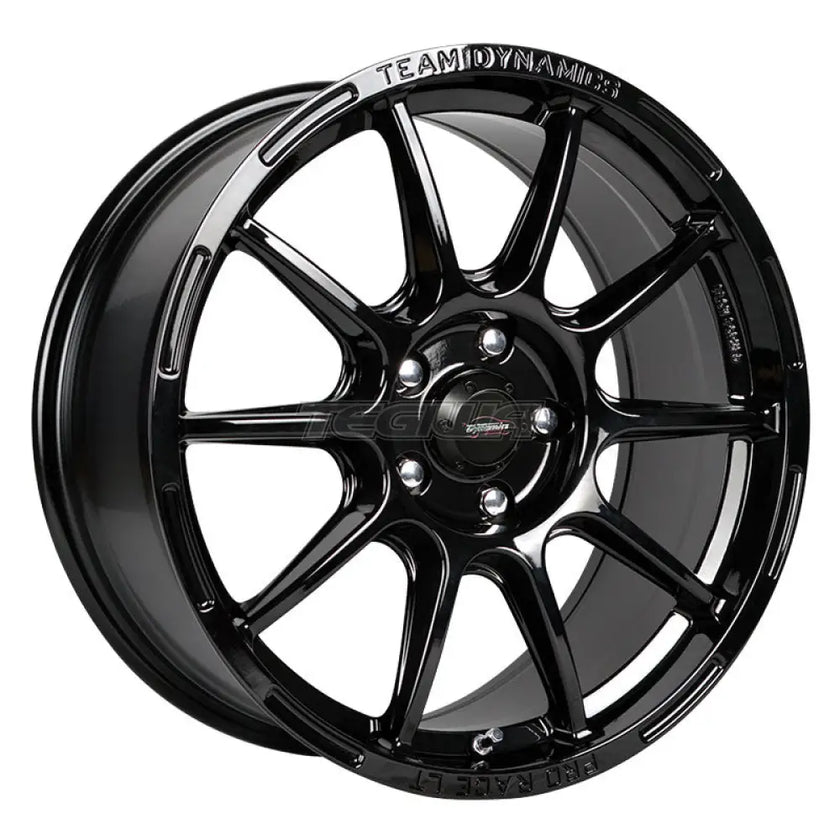 Team Dynamics Pro Race LT Alloy Wheel 16x7 ET38 4x114 Gloss Black 73mm CB
