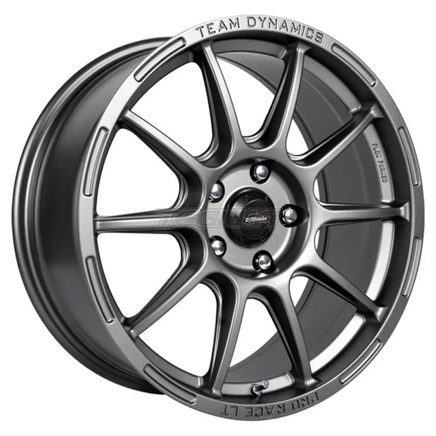 Team Dynamics Pro Race LT Alloy Wheel 15x8 ET25 4x100 Matt Gunmetal 73mm CB