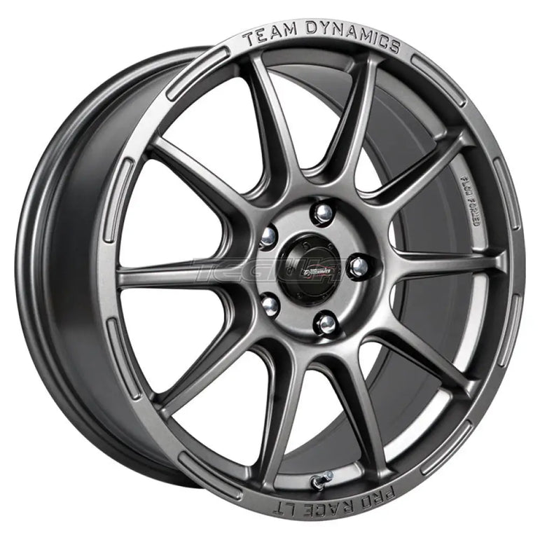 Team Dynamics Pro Race LT Alloy Wheel 17x7 ET45 5x108 Matt Gunmetal 73mm CB