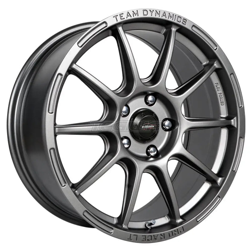 Team Dynamics Pro Race LT Alloy Wheel 17x7 ET45 5x108 Matt Gunmetal 73mm CB