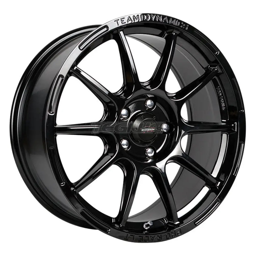 Team Dynamics Pro Race LT Alloy Wheels 17x8 ET33 4x100 Matt Black 56.7mm CB - Lotus Spec