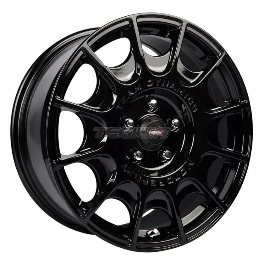 Team Dynamics Pro Rally Alloy Wheel 18x8 ET50 5x120 Gloss Black 65mm CB