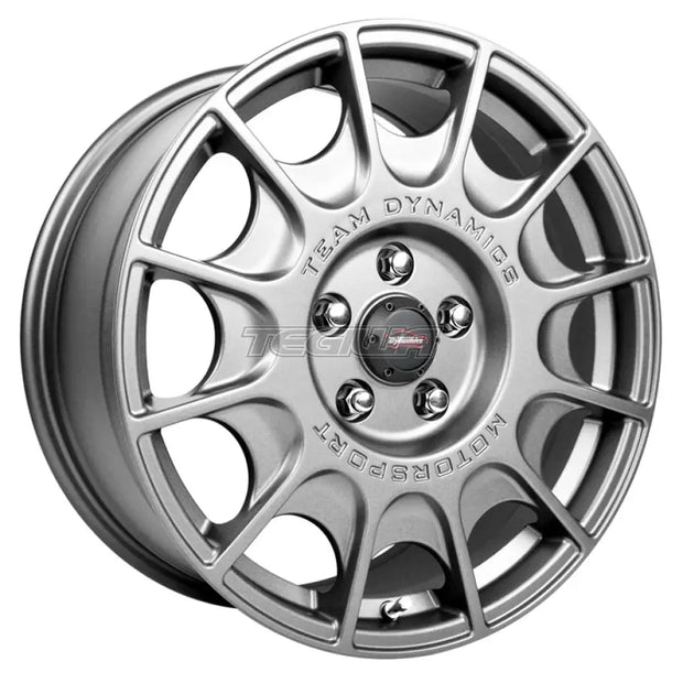 Team Dynamics Pro Rally Alloy Wheel 18x8 ET50 5x120 Hyper Silver 65mm CB