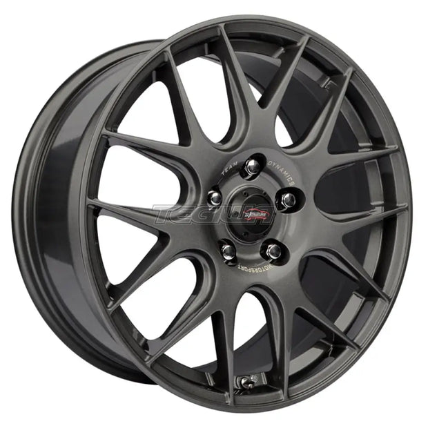 Team Dynamics Pro Y Spoke Alloy Wheel 18x8 ET45 5x120 Matt Gunmetal 72mm CB