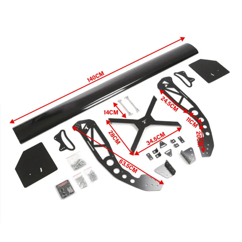 Tegiwa Rear Wing Spoiler Mounts Honda Civic EP3 01-06