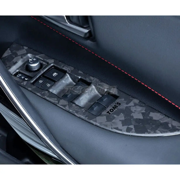 TOM'S Carbon Garnish Door Switch Panel Toyota GR Corolla 22+