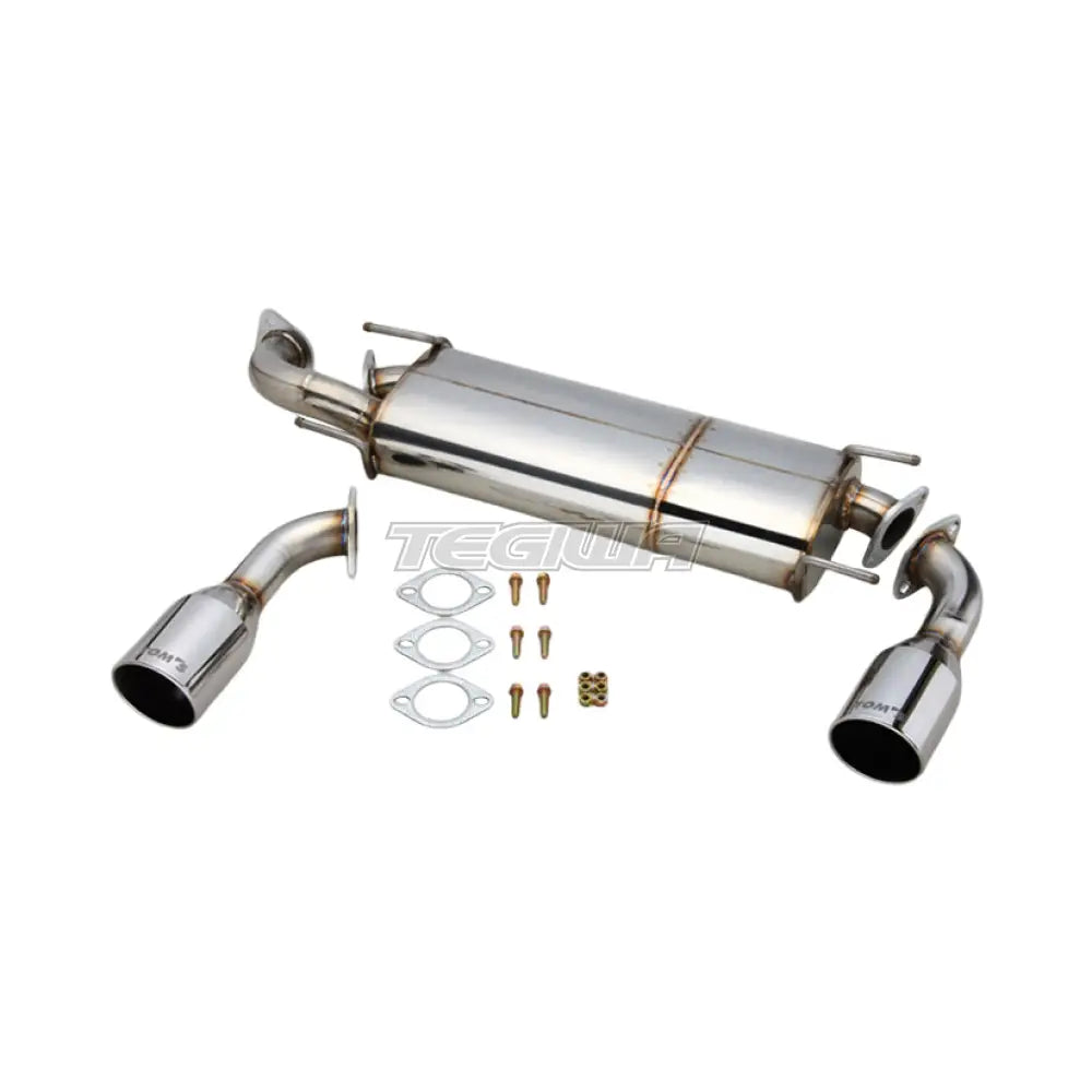 TOM'S Exhaust System  - 2 Stainless Tips - Facelift Toyota GT86