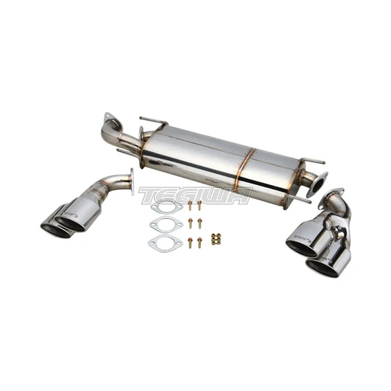 TOM'S Exhaust System  - 4 Stainless Tips - Facelift Toyota GT86